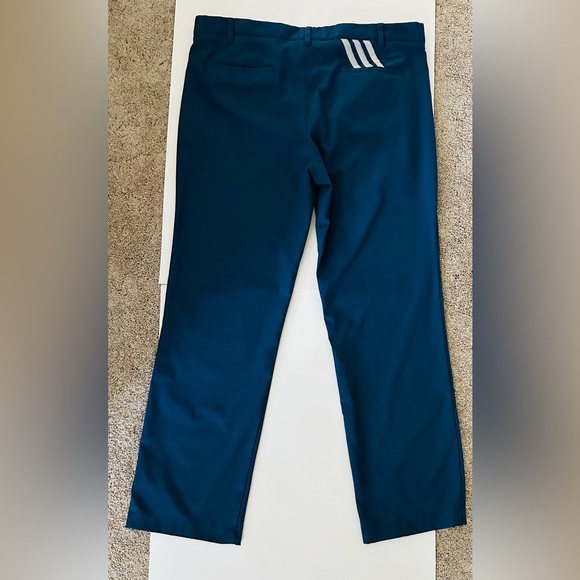 Adidas Dark Blue Men’s Golf Pants - Picture 2 of 7